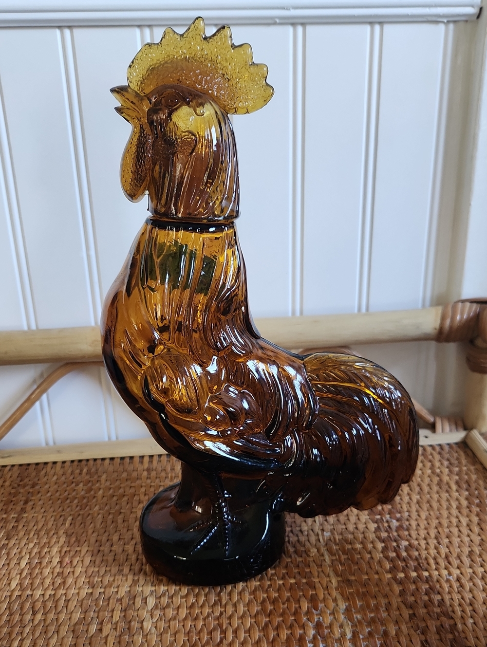 Jeffrey Snyder 1973 Rooster Decanter